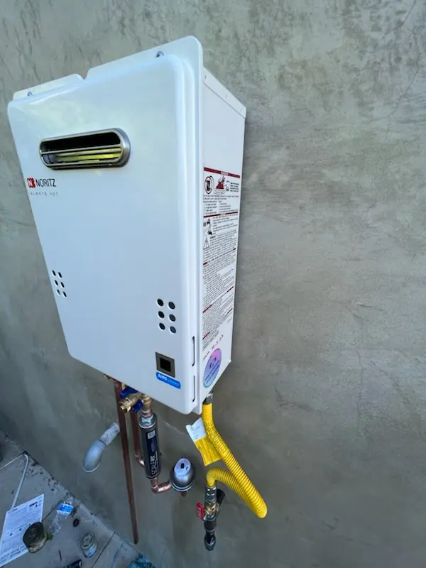 Tankless water heater installation for Netherwood homes